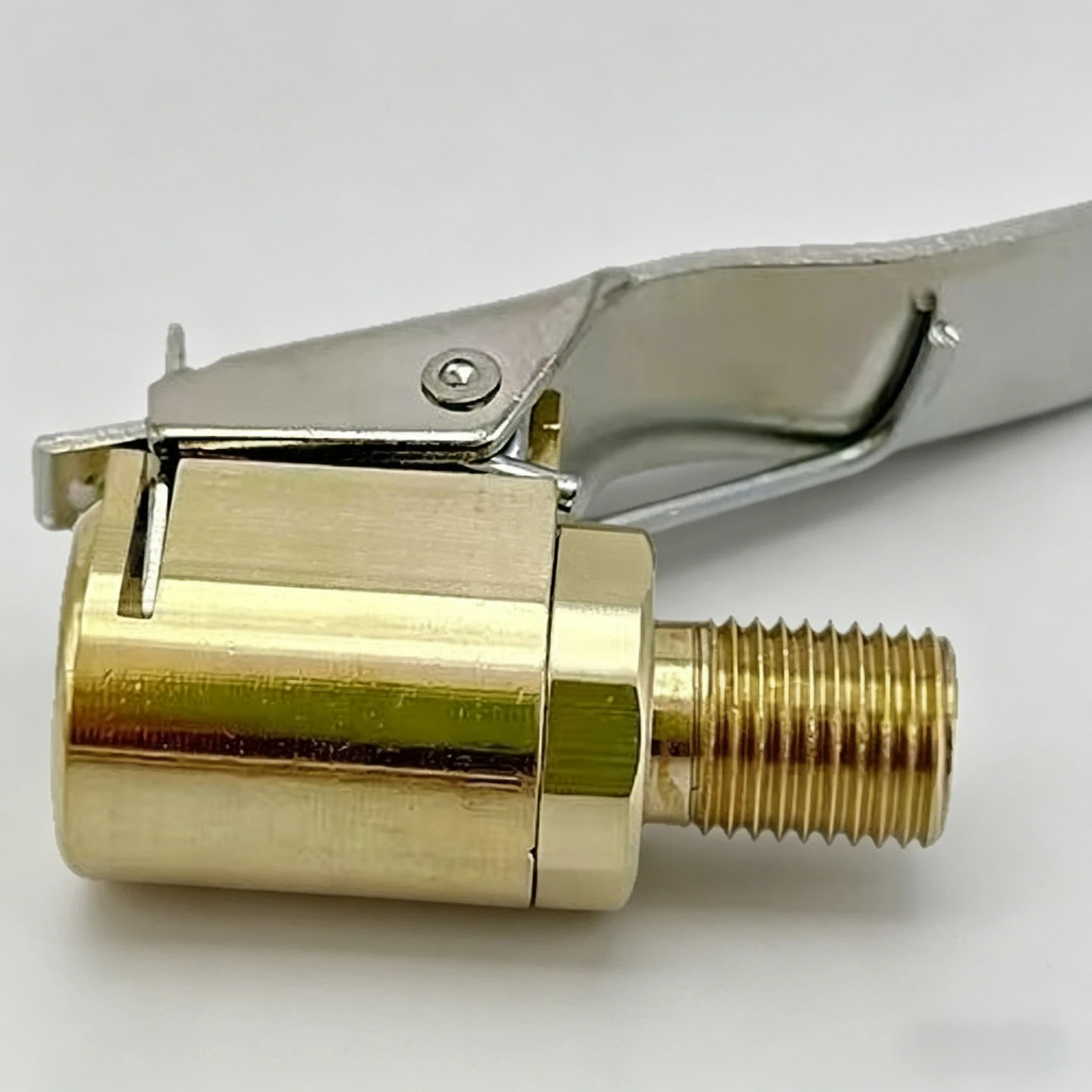 Multi-Fit Tire Valve Inflator Chuck Brass Adapter for Car Bike Motorcycle