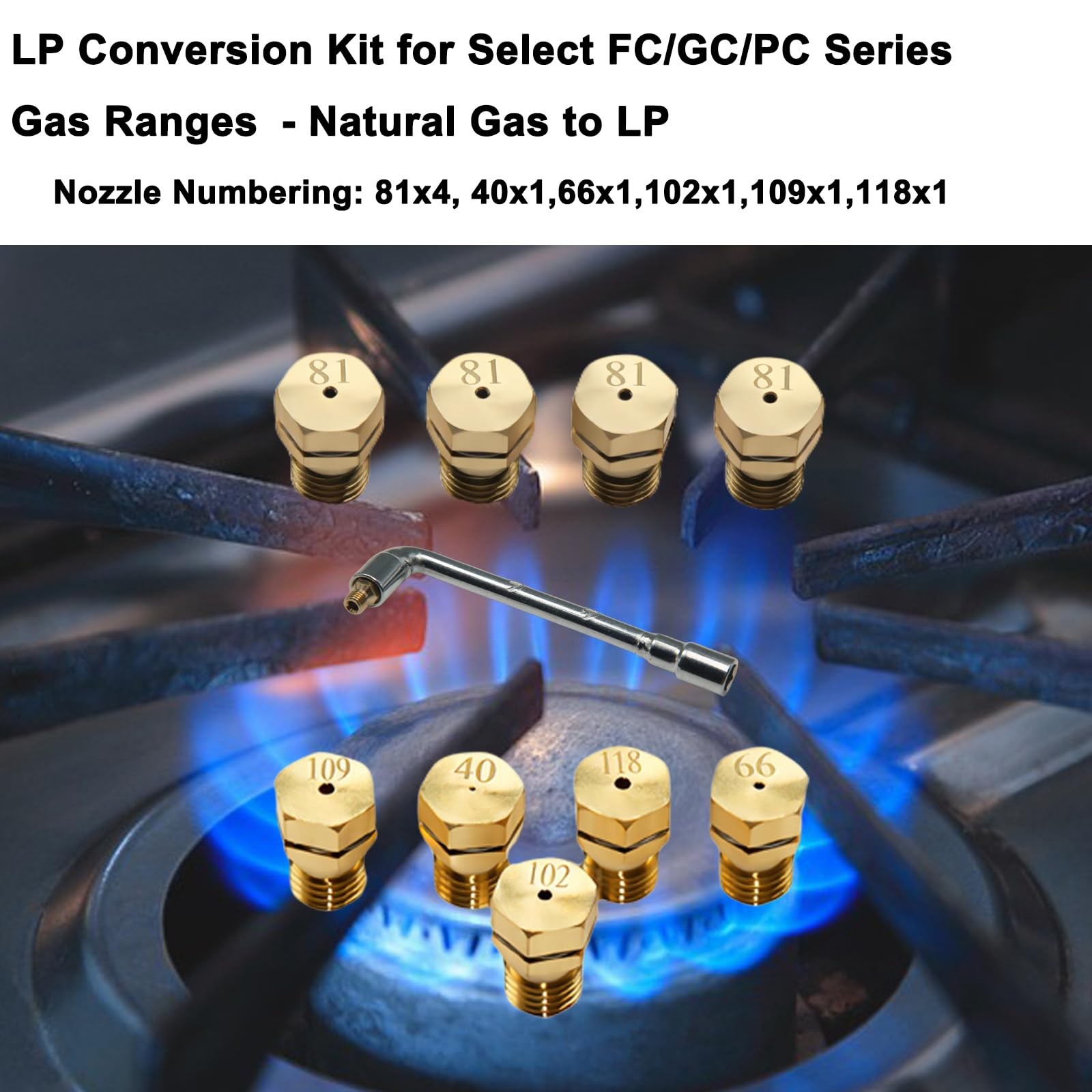 LP Conversion Kit for Select FC/GC/PC Series Gas Ranges – Natural to…