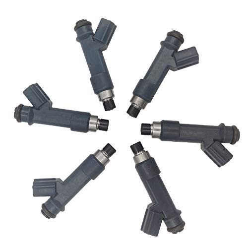 23209-39015 6pcs Set Fuel Injectors Gas Nozzles 12 Holes Replacement for