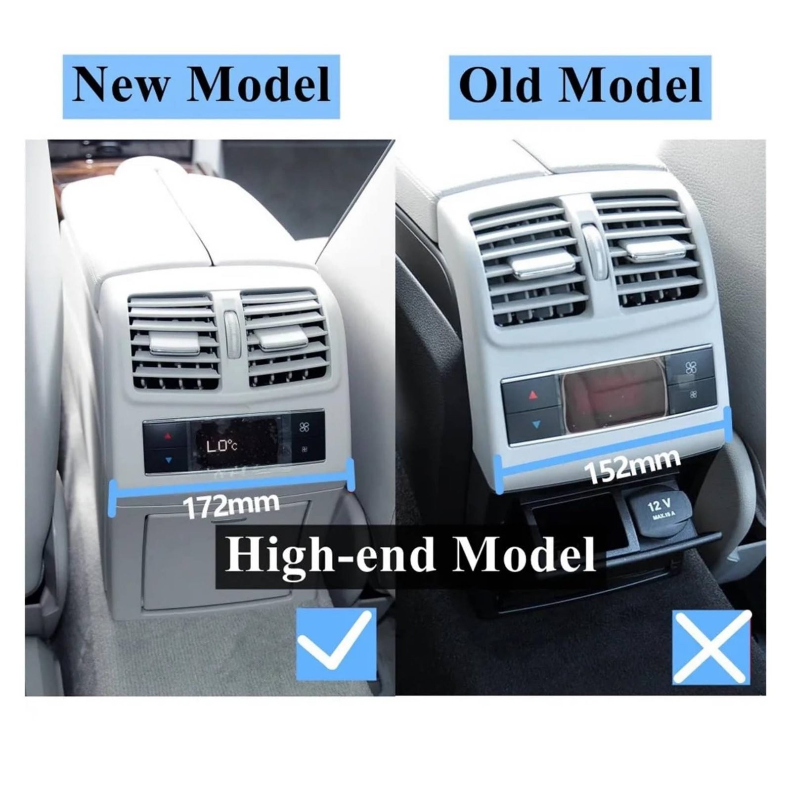 Rear Air Conditioner Vent Panel Easy Installation