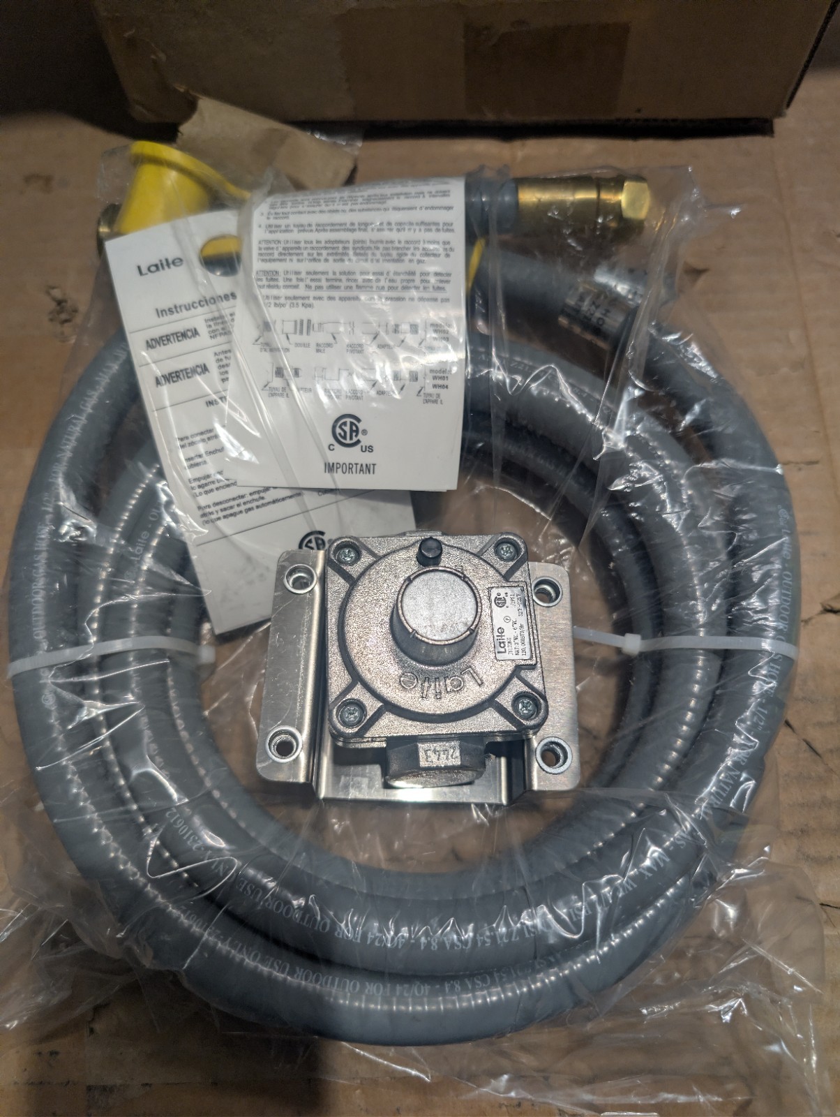 Mont Alpi MANGK Propane to Natural Gas Conversion Kit with Regulator & 10ft Hose