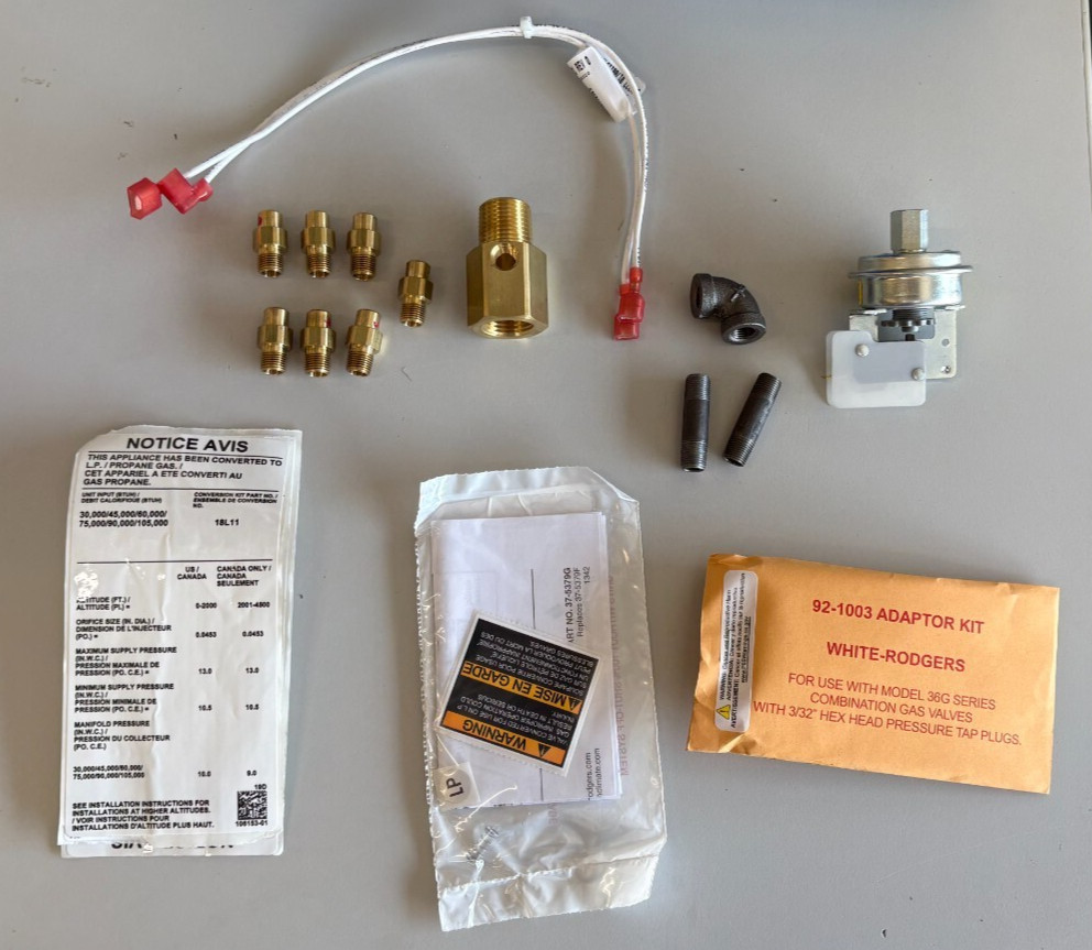ADP 617168 Propane To Natural Gas Conversion Kit for UH Unit Heaters 18L11