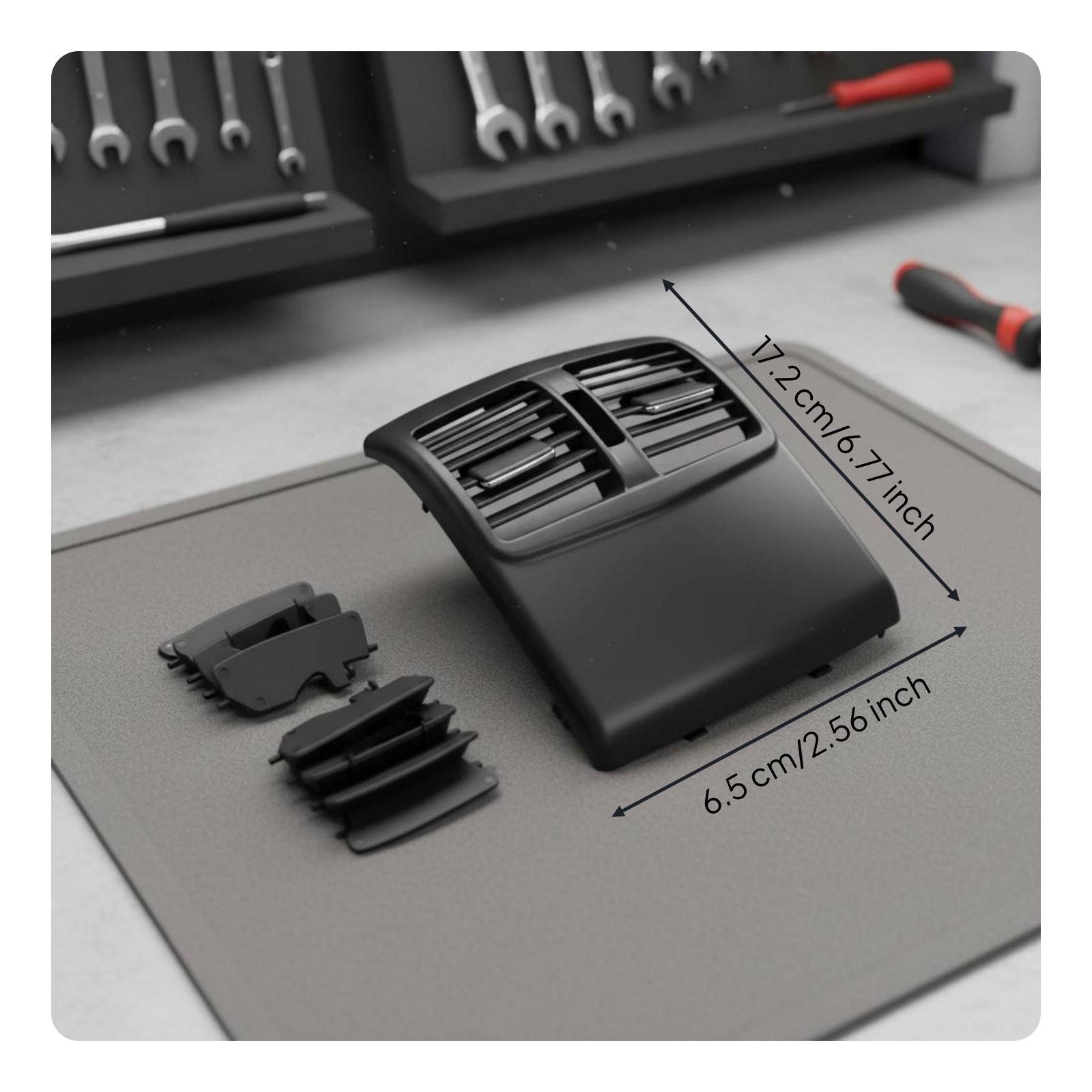Rear Air Conditioner Vent Panel Easy Installation