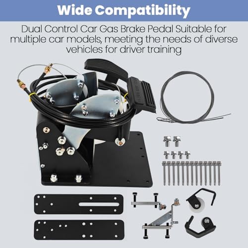 Right Hand Drive Conversion Kit – Gas and Brake Dual Pedal for Passenger Side