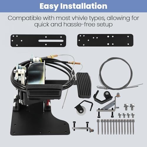 Right Hand Drive Conversion Kit – Gas and Brake Dual Pedal for Passenger Side