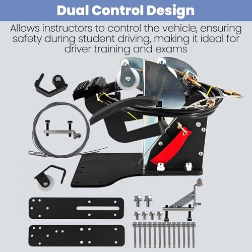 Right Hand Drive Conversion Kit – Gas and Brake Dual Pedal for Passenger Side
