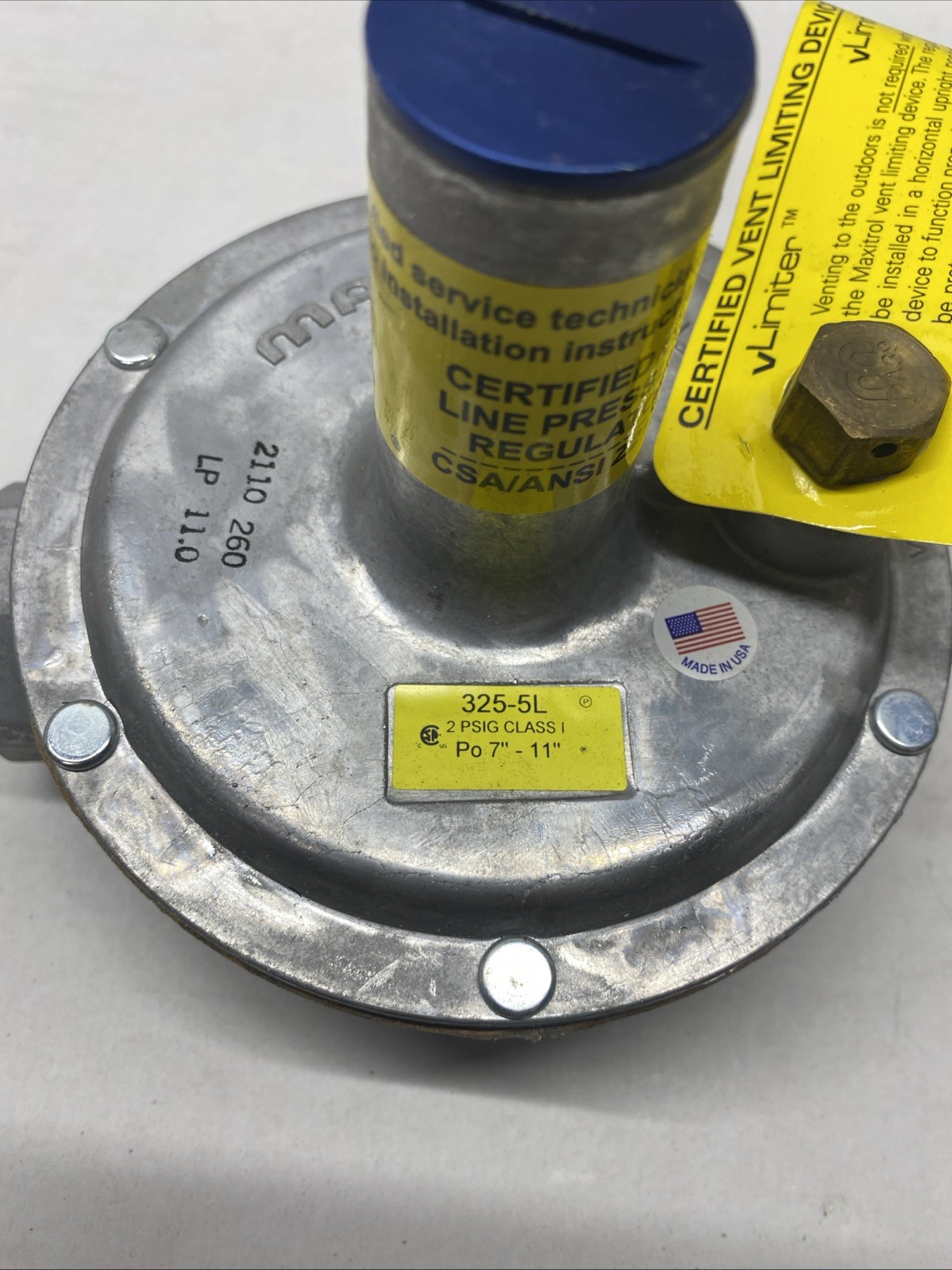 Maxitrol 325-52 3/4″ Gas Regulator 2 PSI ACM-13