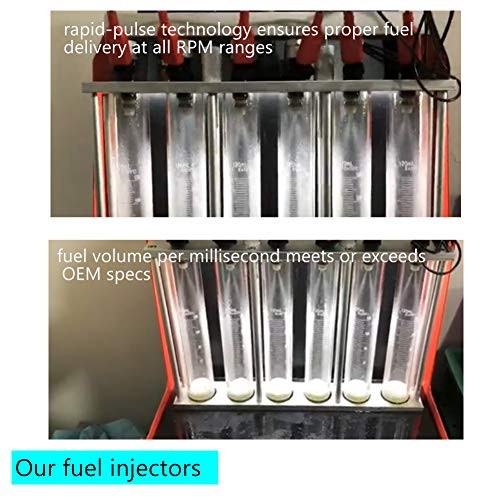 23209-39015 6pcs Set Fuel Injectors Gas Nozzles 12 Holes Replacement for