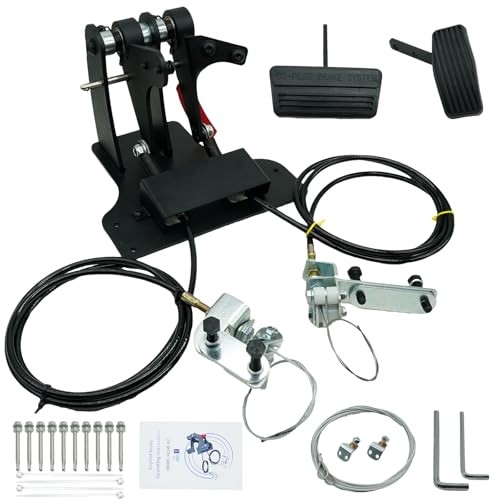 Right Hand Drive RHD Conversion Kit,Passenger Side Universal Dual Control Gas