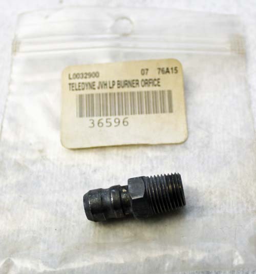 L0032900 Teledyne Laars NATURAL GAS BURNER ORIFICE 0-5000′ ALTITUDE