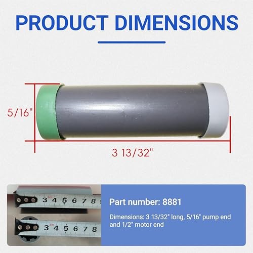 replacement suntec a pump to motor coupler 8881 for waste oil burner heater