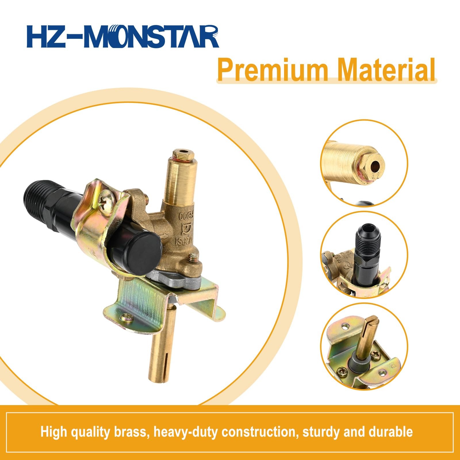 HZ-MONSTAR Natural Gas Conversion Control Valve Kit, Grill Burner…