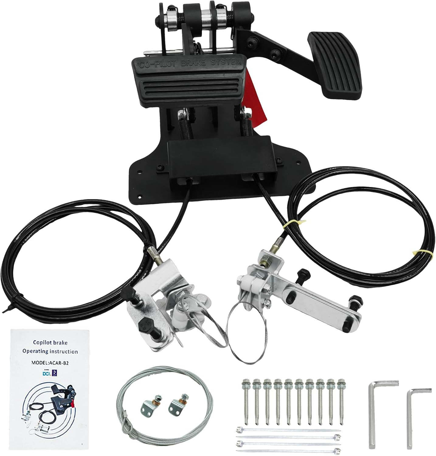 Right Hand Drive RHD Conversion Kit,Passenger Side Universal Dual Control Gas an