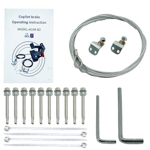 Right Hand Drive RHD Conversion Kit,Passenger Side Universal Dual Control Gas