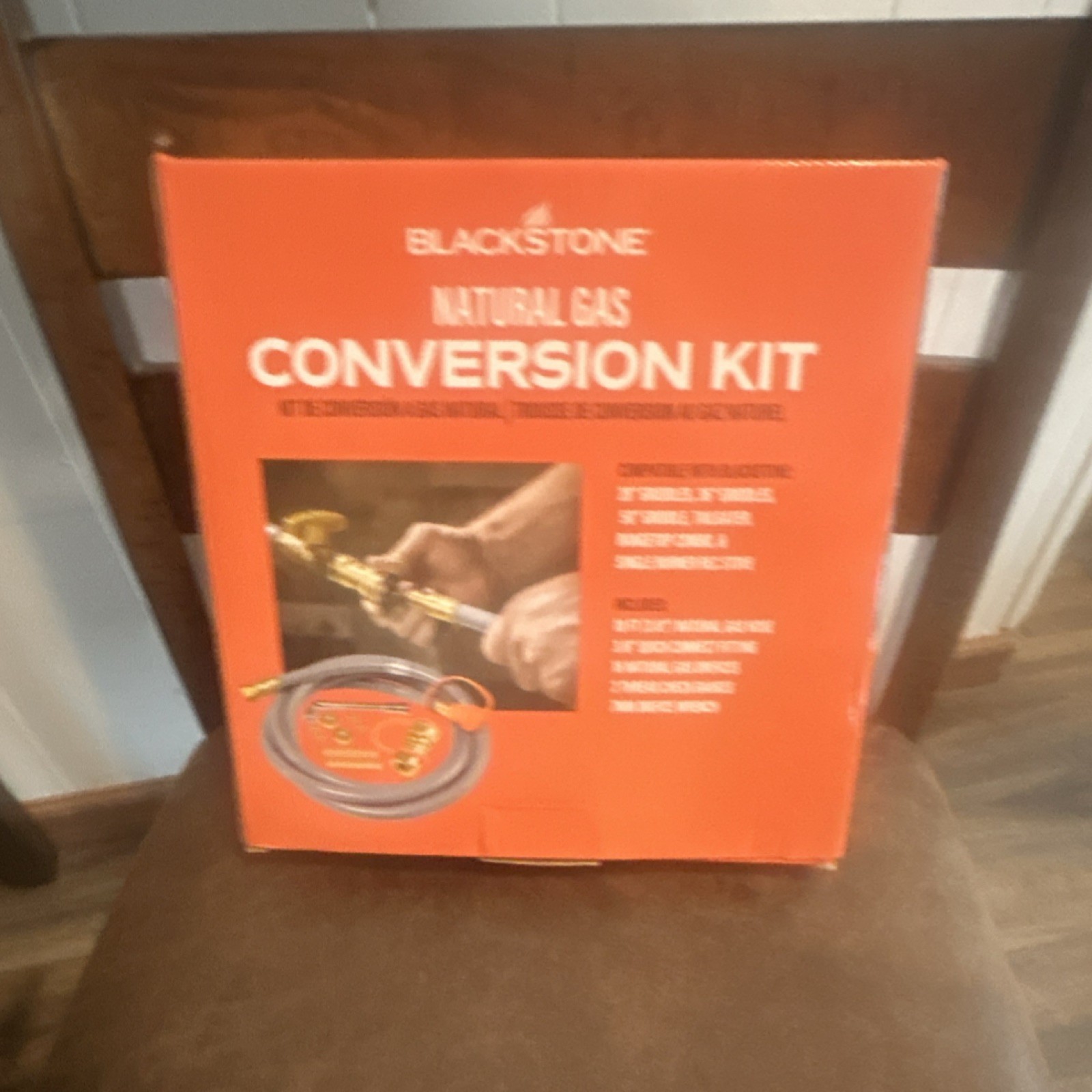 Blackstone LP to NG Single Stage Gas Conversion Kit w/ Natural Gas Regulator