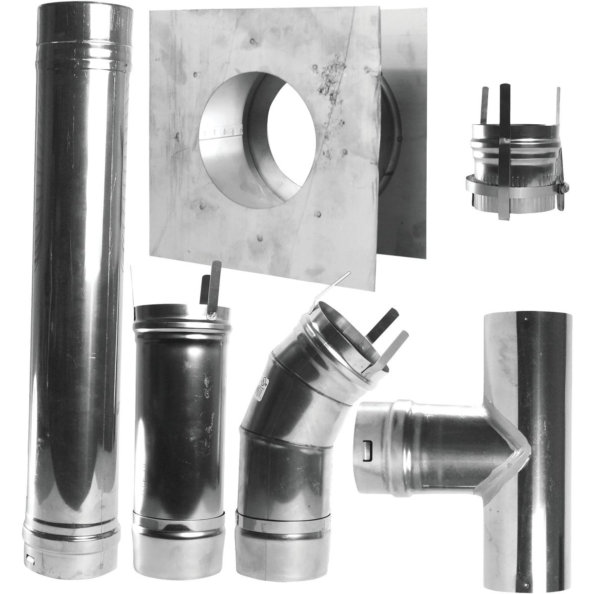 MR. HEATER Horizontal Garage Heater Vent Kit (7-Piece) F102860 MR. HEATER
