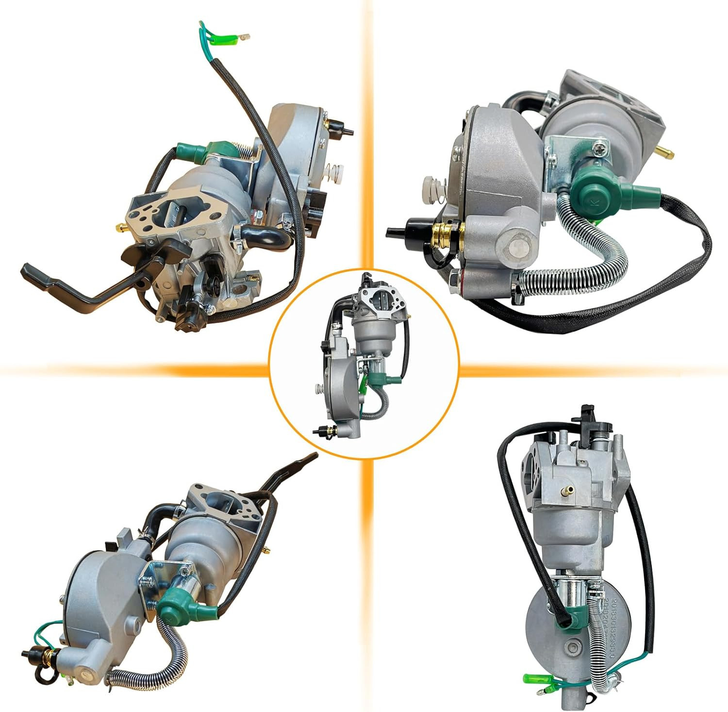 Huayi Dual Fuel Gener-Ator Carburetor LPG/CNG Conversion Kit Replacement for Pre