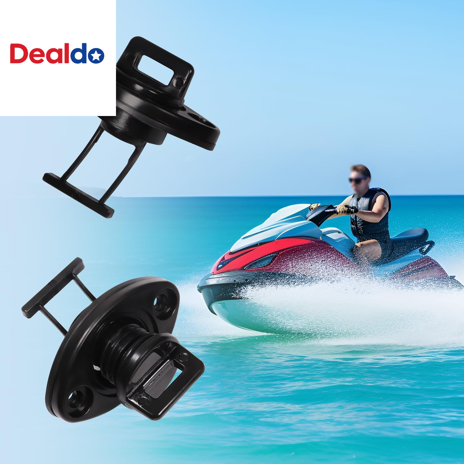 Drain Plug with O-Ring and Base for Sea-Doo for Yamaha for Polaris Gas Tank Repl