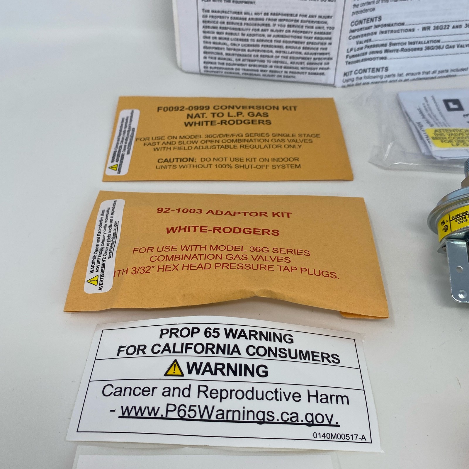 Goodman/Amana LPM-33 Natural Gas to LP Conversion Kit