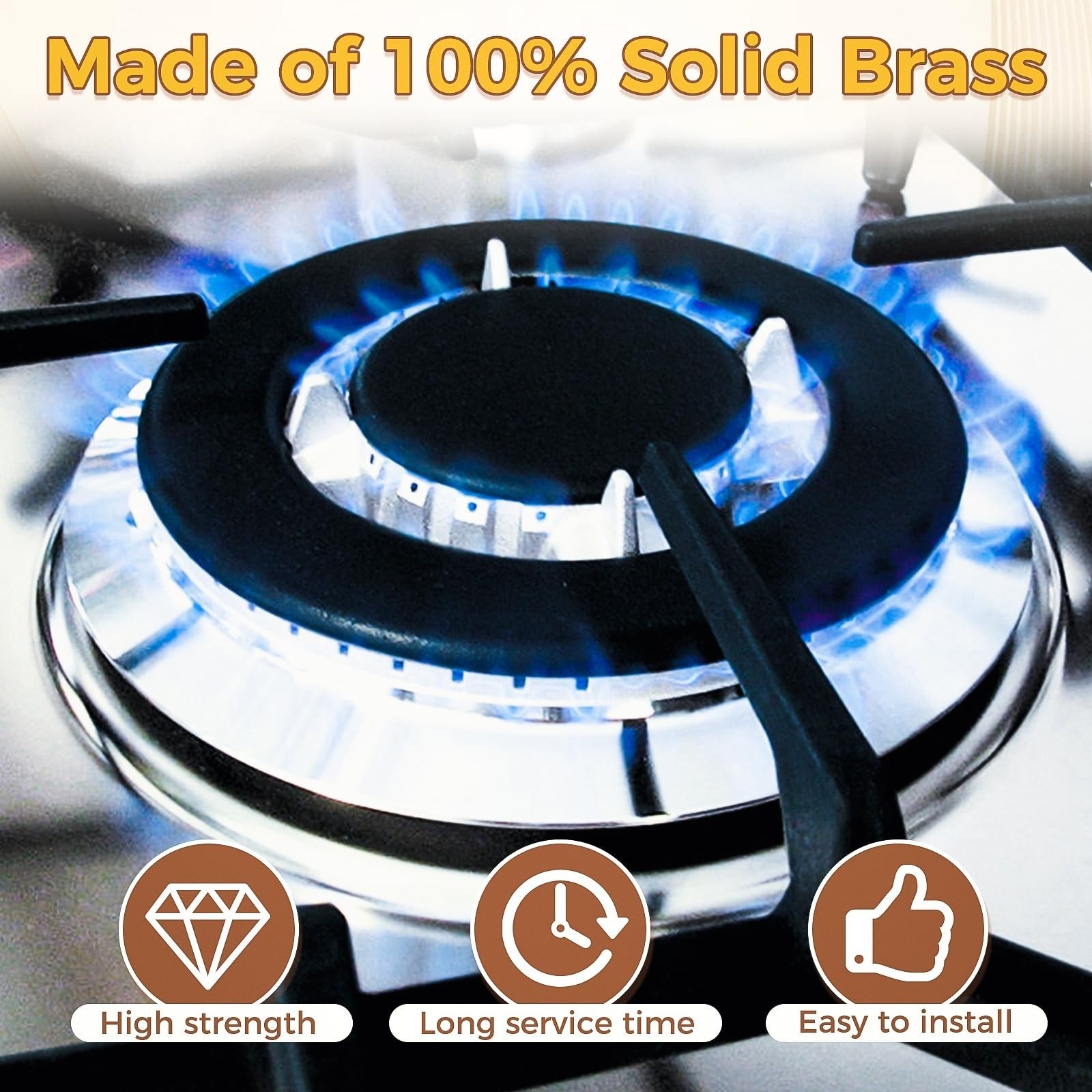 36PCS Gas Conversion Kit for Propane to Natural Gas – Brass Nozzle