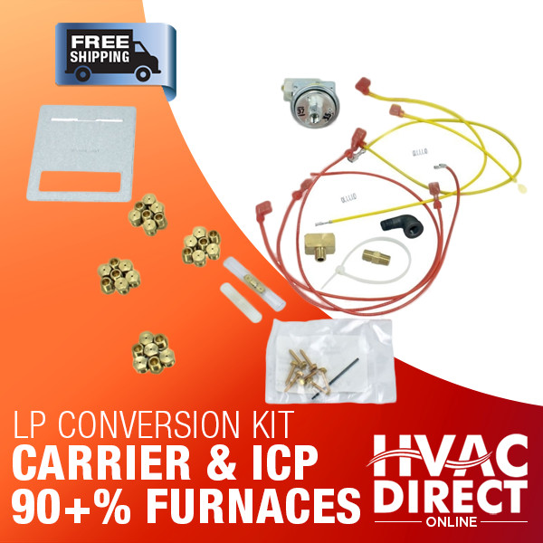 Carrier / ICP (ACiQ, Heil & More) 90+% Gas Furnace LP/Propane Conversion Kit
