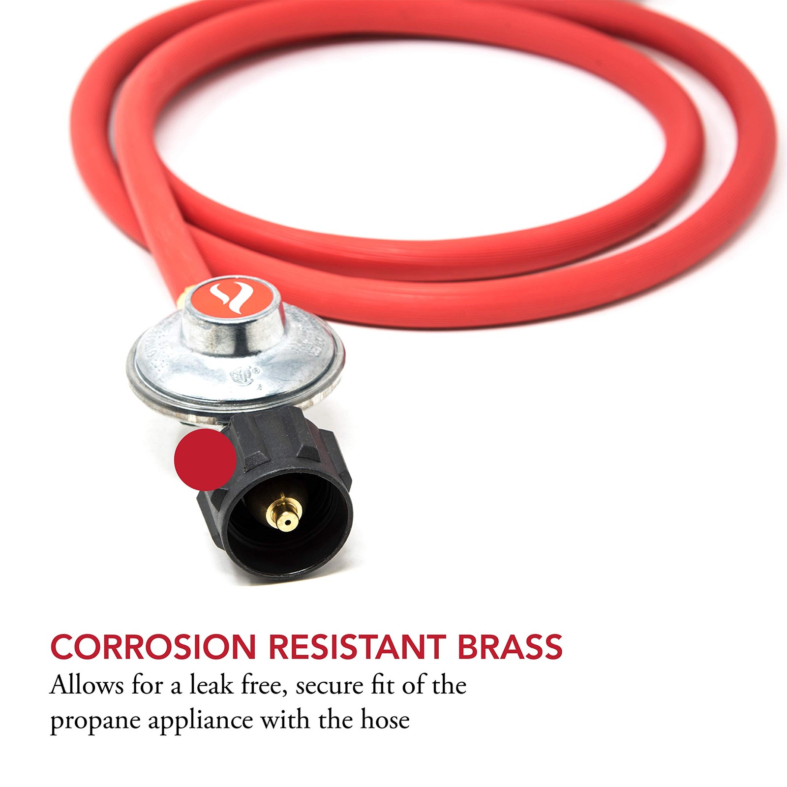 Gas One 2102 New Improved 6 ft Low Pressure Propane Regulator 6 feet, Brown/A