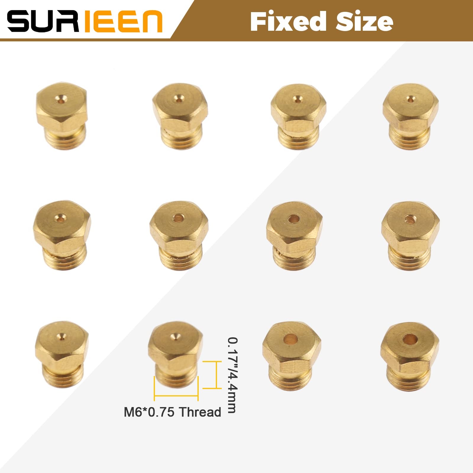 SURIEEN Range Stove Oven Orifice Conversion Kit, Natural Gas to Bronze
