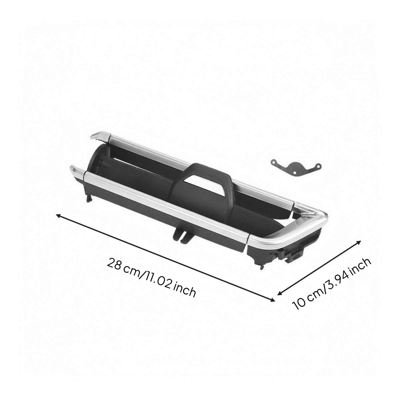 Interior Vent Assembly Mounting Bracket Vehicle Component Black Plastic