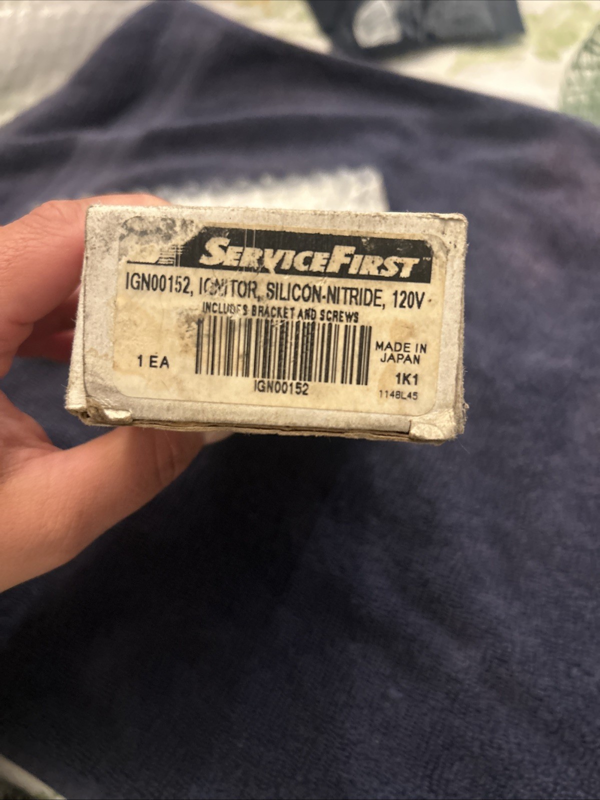 Service First IGN00152 Hot Surface Ignitor Silicon Nitride 120V Made In Japan