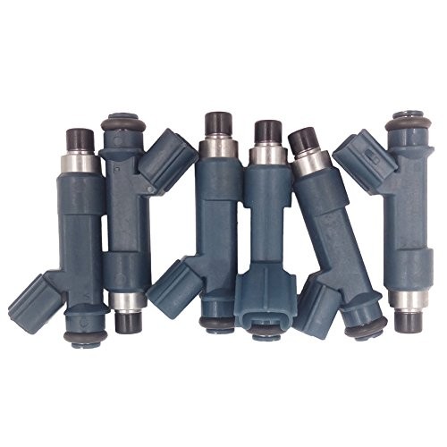 23209-39015 6pcs Set Fuel Injectors Gas Nozzles 12 Holes Replacement for